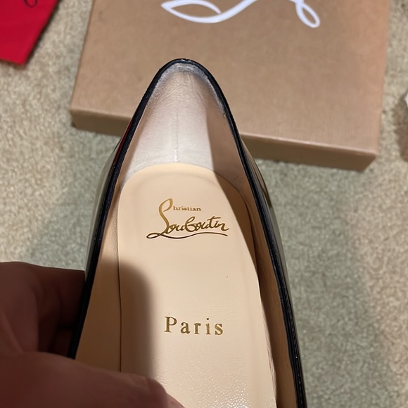 Christian Louboutin new simple pump 100 patent calf.  Size 38.5 - Picture 10 of 10